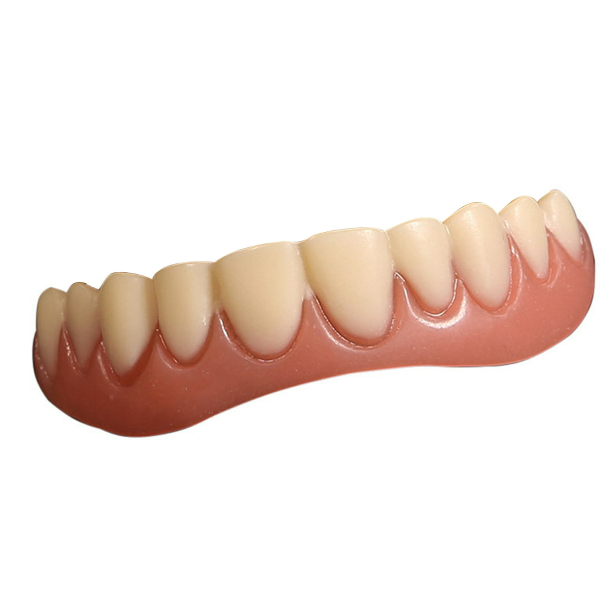 2 Pares Dientes Postizos Temporales, Reutilizable Cómoda Dientes de  Carillas Cosméticos de Superior e Inferior para Hombre Mujer Blanqueamiento  Dental