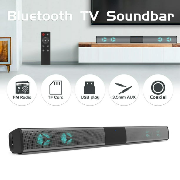 22 Barra De Sonido Bluetooth Inalambrica 60W Teatro en Casa Altavoces para  TV