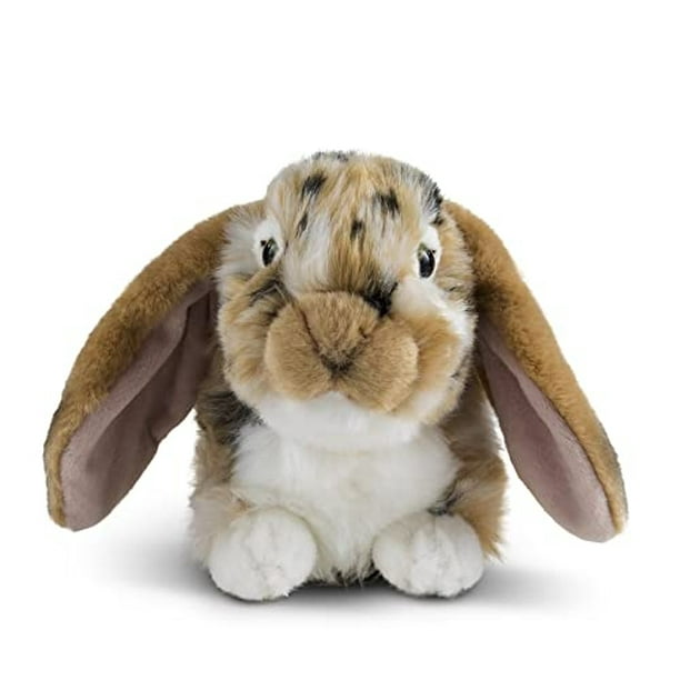 HollyHOME Conejo de peluche de Pascua súper suave y realista, conejito  salvaje, 10 pulgadas, marrón