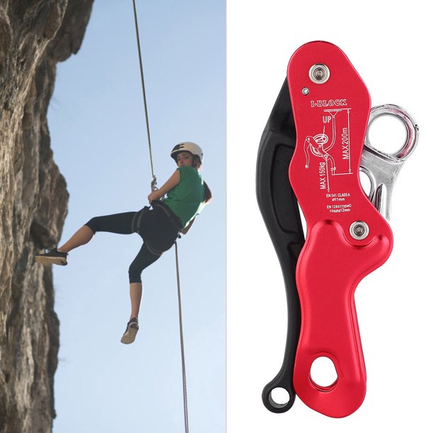 Dispositivo de agarre de cuerda de escalada, accesorios de Rappel