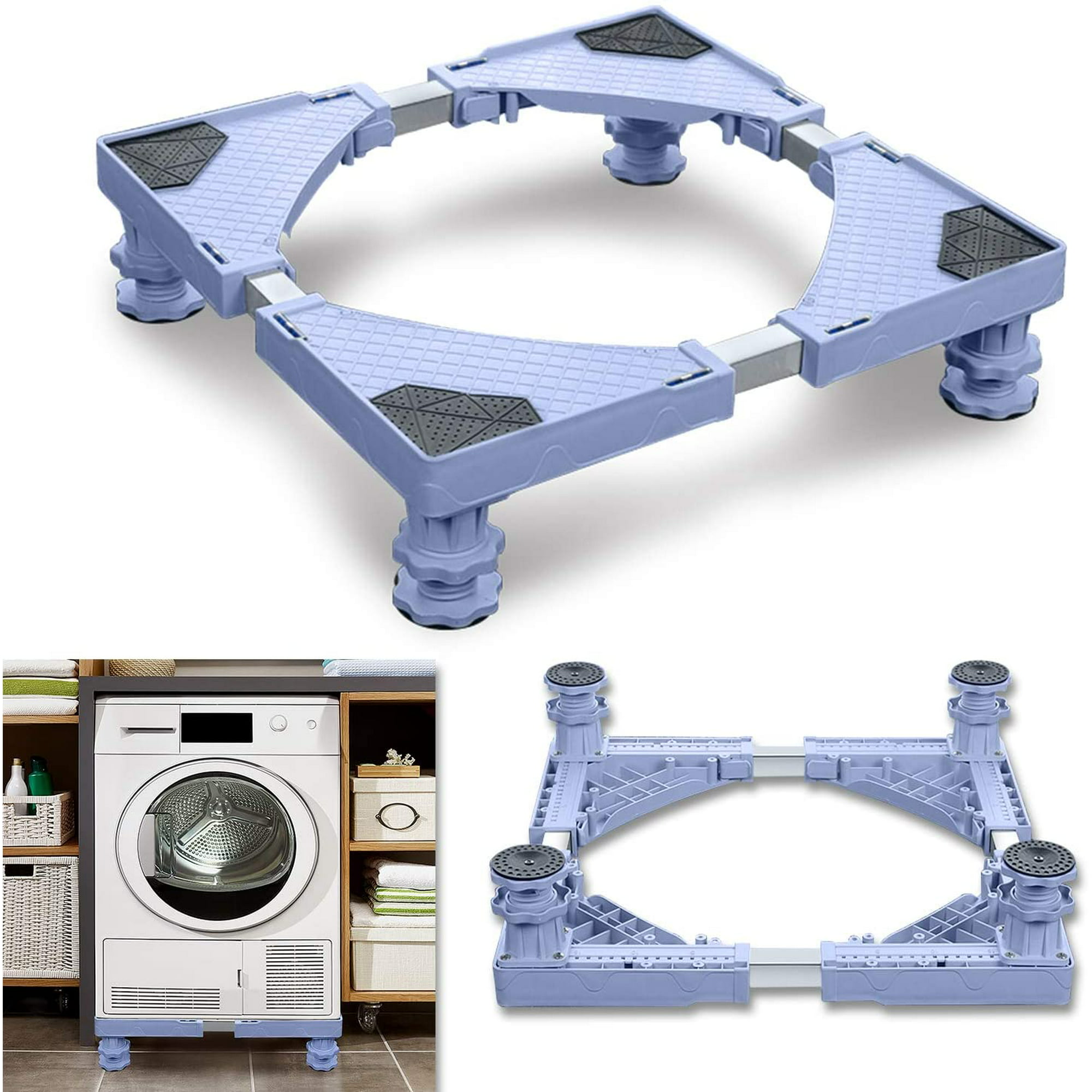 Base de lavadora ajustable Base y marco para lavadoras, secadoras,  frigoríficos y congeladores Adepaton WL-00897
