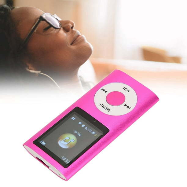 Reproductor MP3 con clip de 32 GB con Bluetooth 5.0, mini reproductor MP3  portátil con grabación de radio FM, reproductor MP3 de música para niños  con