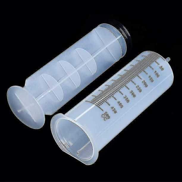 Tubo de jeringa grande Jeringa de plástico de 500 ml con tapa convertidora  de tubo - Snngv