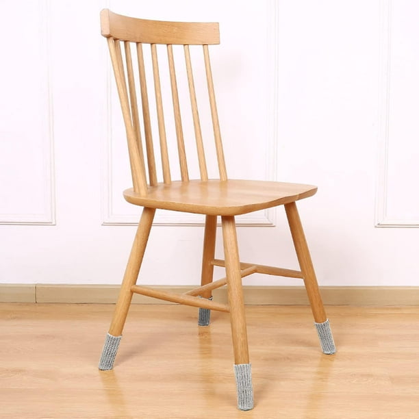 Calcetines para patas de silla, protectores de suelo de madera dura para  muebles de alta elasticidad, cubierta de calcetines para patas de silla y  mesa, color gris, 24 Uds. YONGSHENG 8390606909664