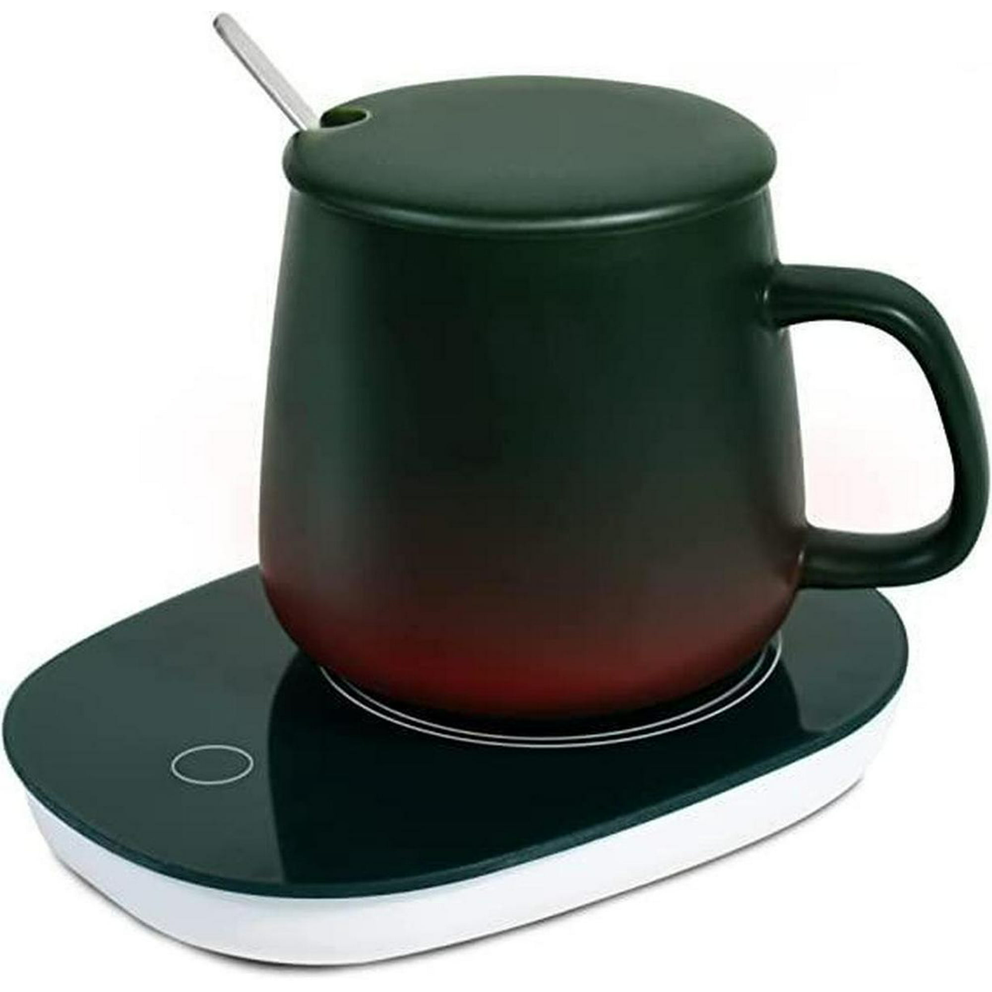 Taza Mug De Café Con Calentador Eléctrico + Cuchara, Color R