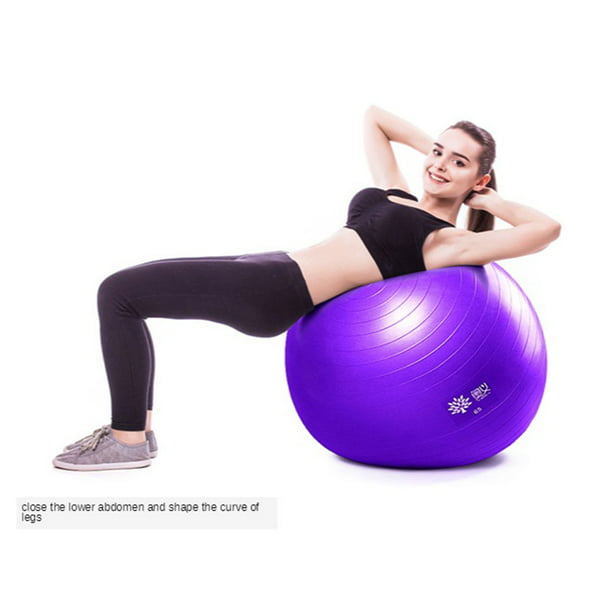 Pelota de ejercicio (21.7”, 25.6” y 29.5”) y aro de estabilidad para usar  como silla o para yoga Para embarazo, equilibrio, pilates o terapia de