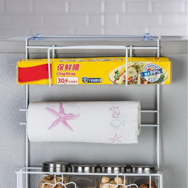 Estante colgante para nevera, estante para especias con estante,  organizador de cocina, almacenamiento para baño sin taladrar, blanco  Ofspeizc LN-2389