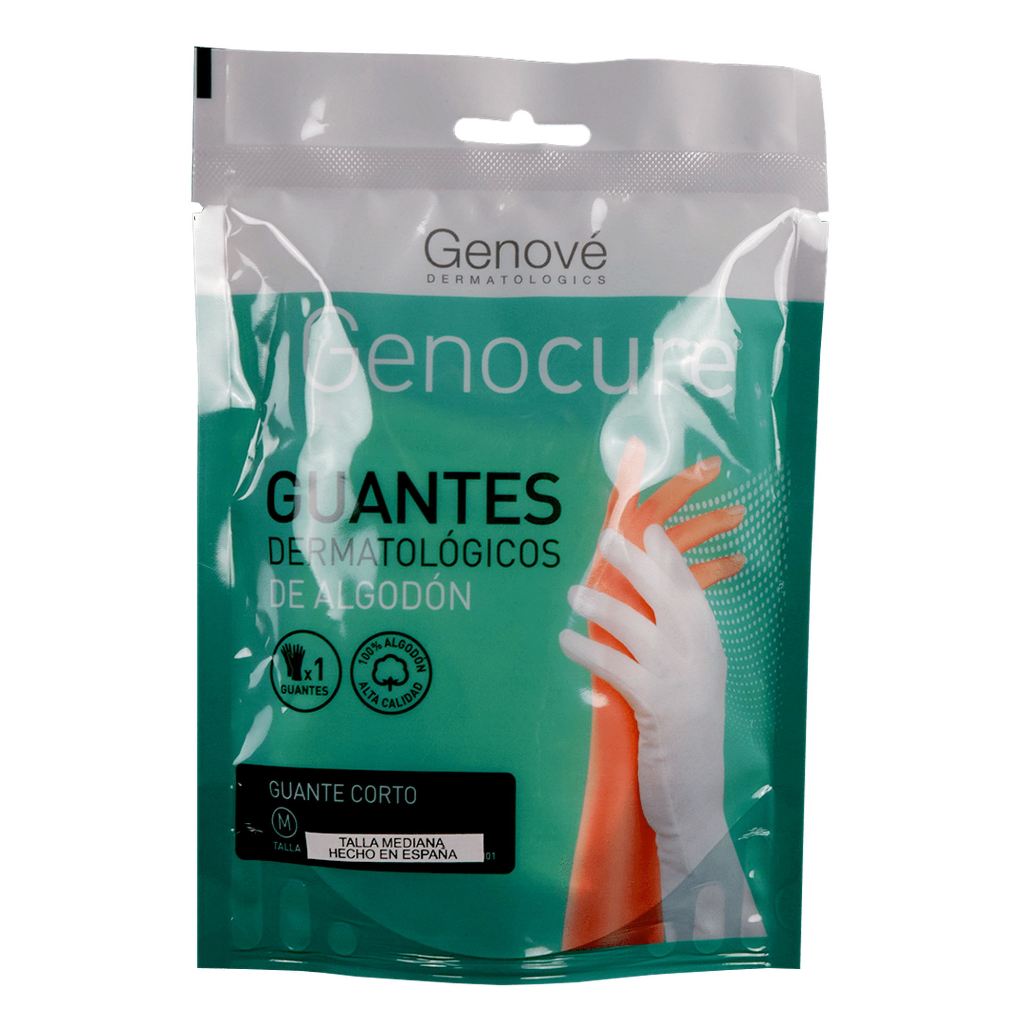Genocure Guante Dermatológicos Algodón - Farmacia Quintalegre