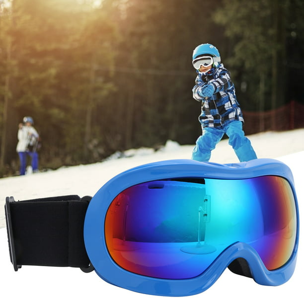 Gafas de esquí para nieve de invierno, lentes antiniebla, UV