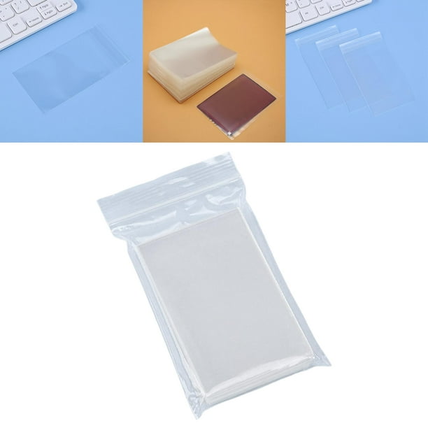 Fundas protectoras de plástico duro transparente para tarjetas de béisbol,  juegos, tarjetas deportivas (50 unidades), color blanco : :  Juguetes y Juegos