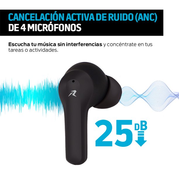 Audífonos Inalámbricos Bluetooth Cancelación de Ruido Activa (ANC