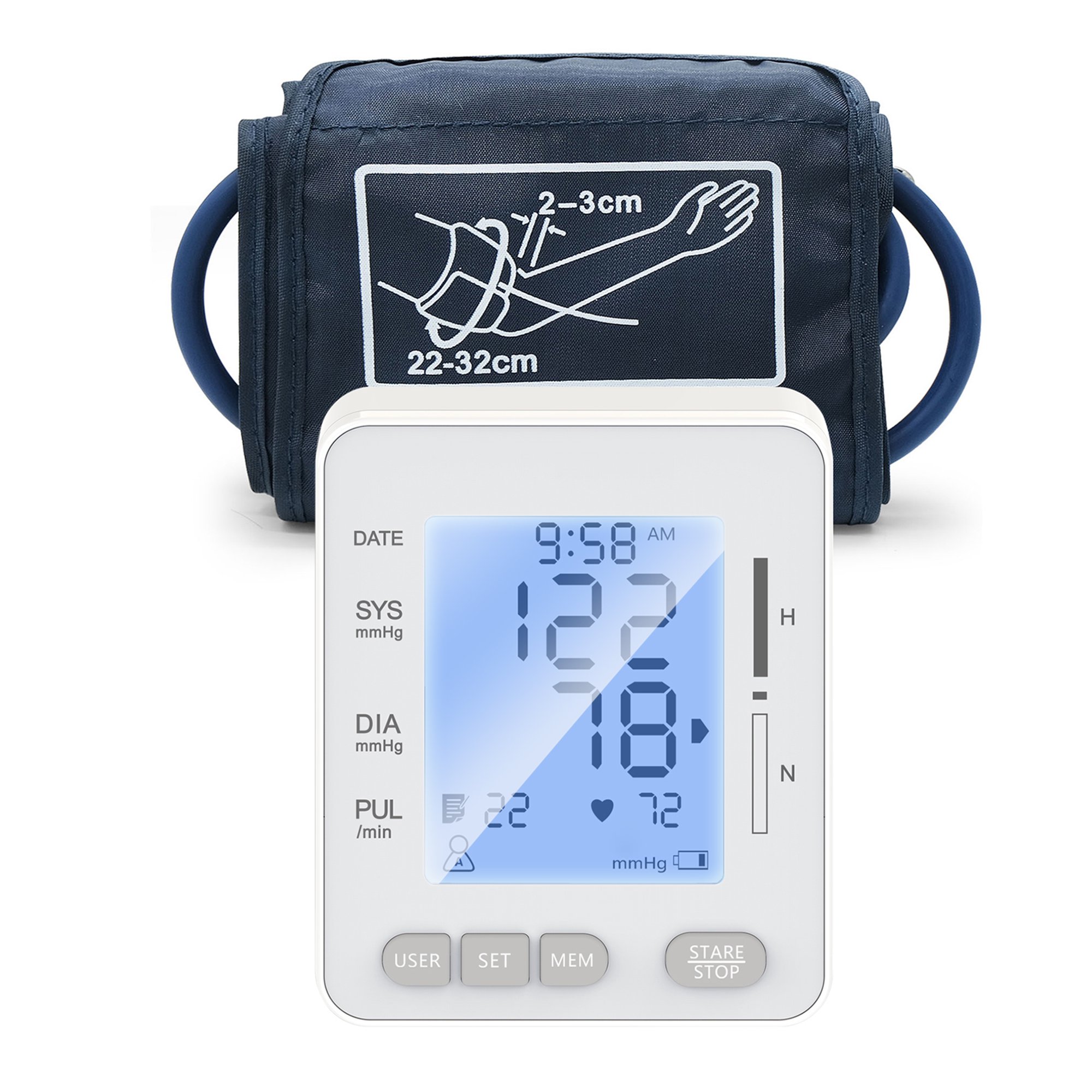 Fisioh - (AGOTADO) Medidor de Presión Arterial, digital, modelo brazalete.  Lps. 600.00 #fisioterapia #esfigmomanometro #digital #PresiónArterial  #tegucigalpa No incluye baterías.