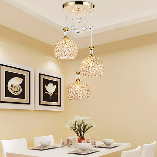 Lámparas LED de cobre retro, iluminación para comedor, lámparas colgantes  para vestíbulo (color : 10 luces)
