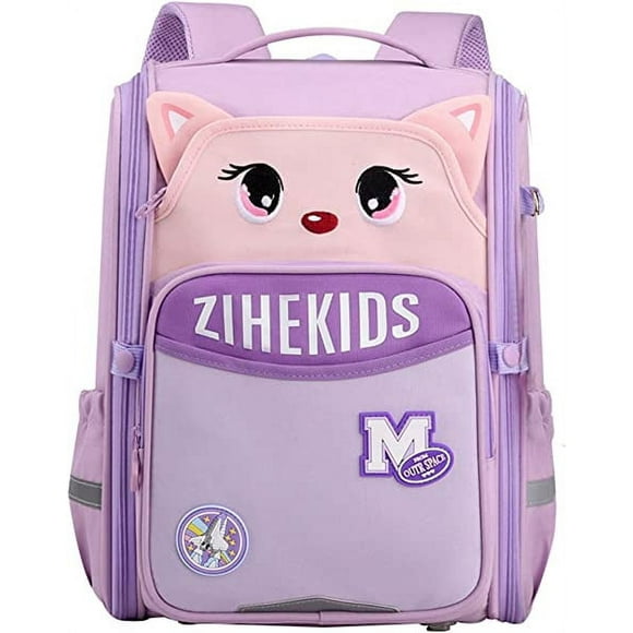 mochila informal para niños y niñas mochila para escuela primaria mochila para escuela primaria para estudiantes de 3 a 6 grados púrpura 23 litros jm