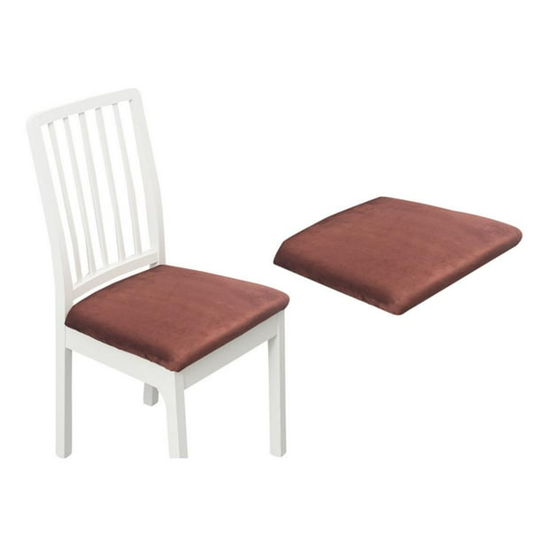 Paquete de 2 cojines para sillas de comedor, fundas de asiento para silla,  extraíbles, lavables, antipolvo, cojín de asiento para silla de cocina