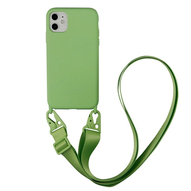 Funda de silicona con correa de collar cruzado para Xiaomi Redmi Note 7  Pro, funda con