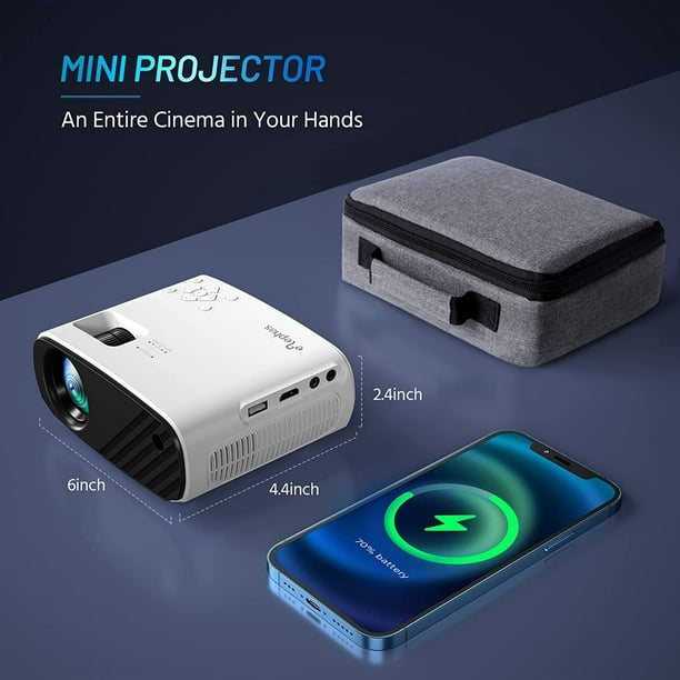 Mini Proyector Portatil Para Celular Android iOS Iphone Wifi