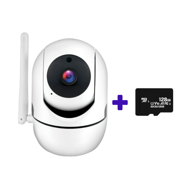 Camara Vigilancia Interior Wifi 5g + Memoria Micro Sd 32gb Color Blanco