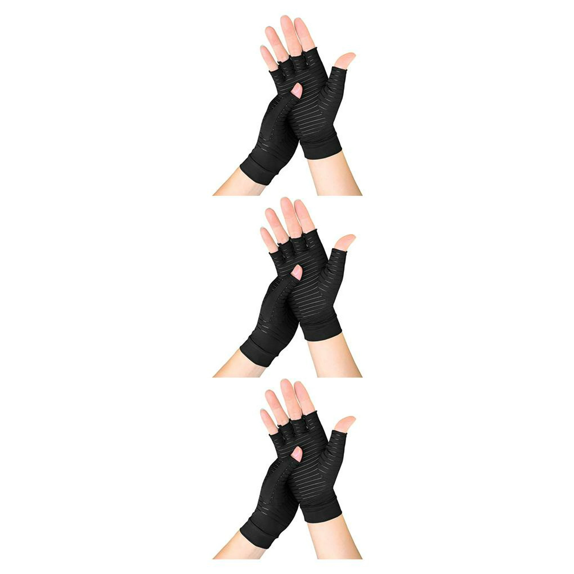 Sonducket 1 par de guantes de compresión para hombre y mujer, guantes para  el cuidado de la salud, guantes de tela suaves y cómodos, protector de  guantes y mitones L Sonducket AP014243-03