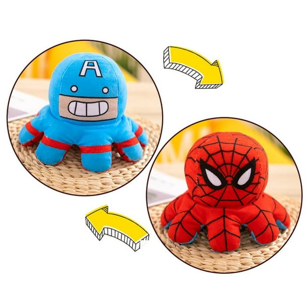 wopin Figura de Peluche de Spiderman, Juguete de muñeco de Peluche Juguetes  de Animales de Peluche Suaves, Acabado de Tacto Suave y Detalles Bordados