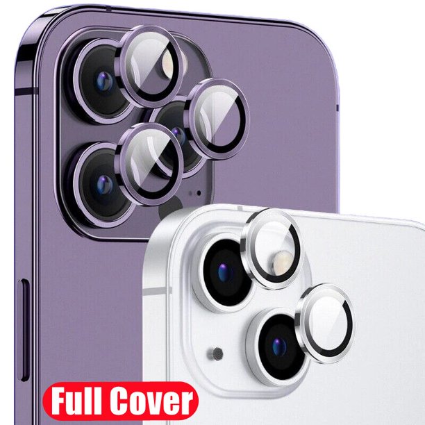 Protector Pantalla 3 piezas para Lente de Camara Metal para iPhone 12 13 14  Pro