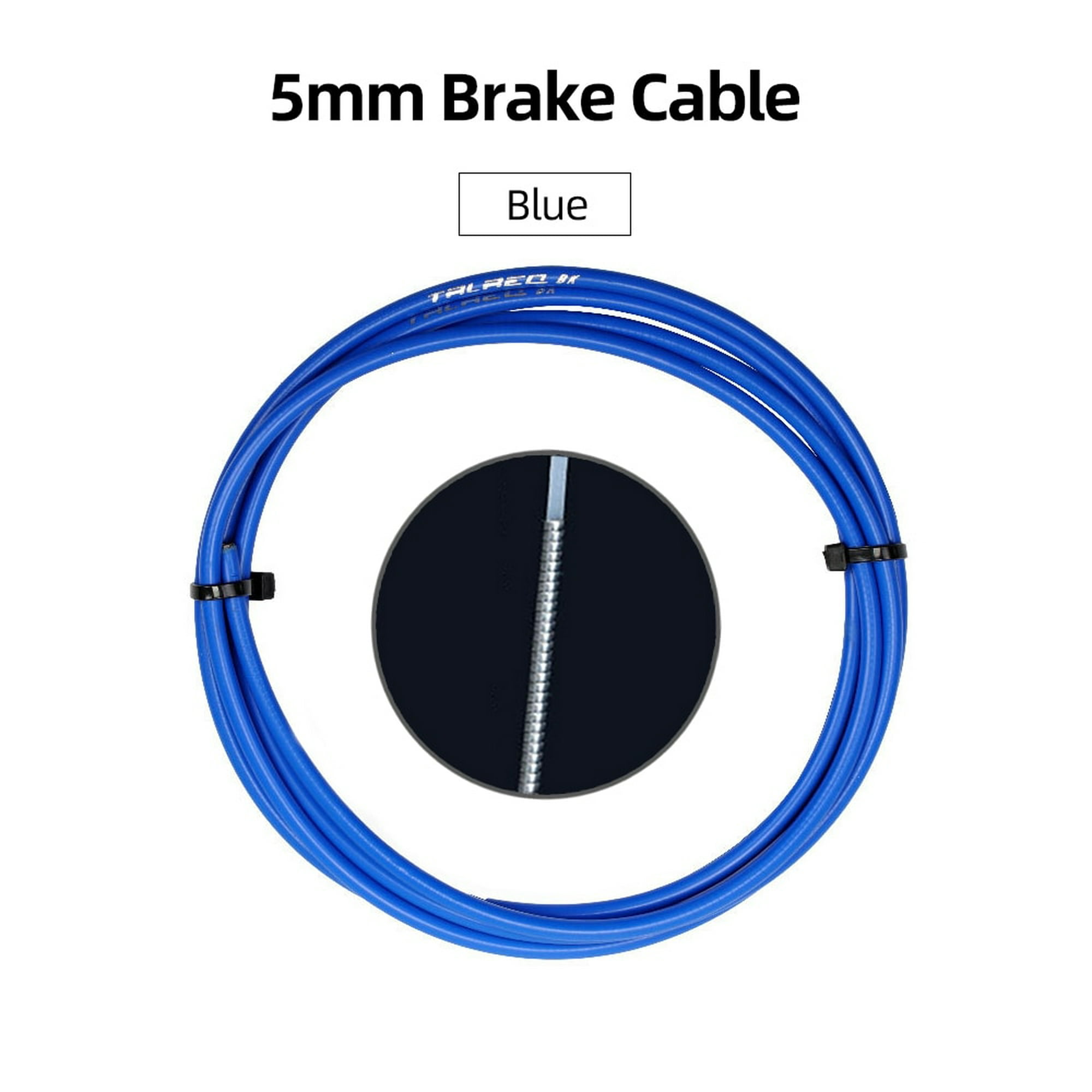 TRLREQ-Cable de 3m para palanca de cambios de bicicleta, Cables de freno de  desviador, tubo de Cable de cambio de 4mm/5mm, línea de Cable de freno de  bicicleta de carretera MTB