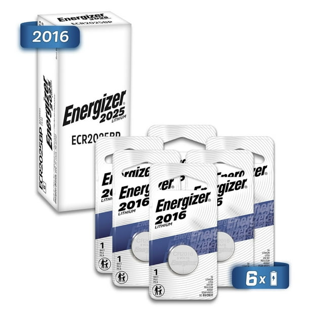 PILA BOTON ENERGIZER CR2016 LITIO 3V. 2016