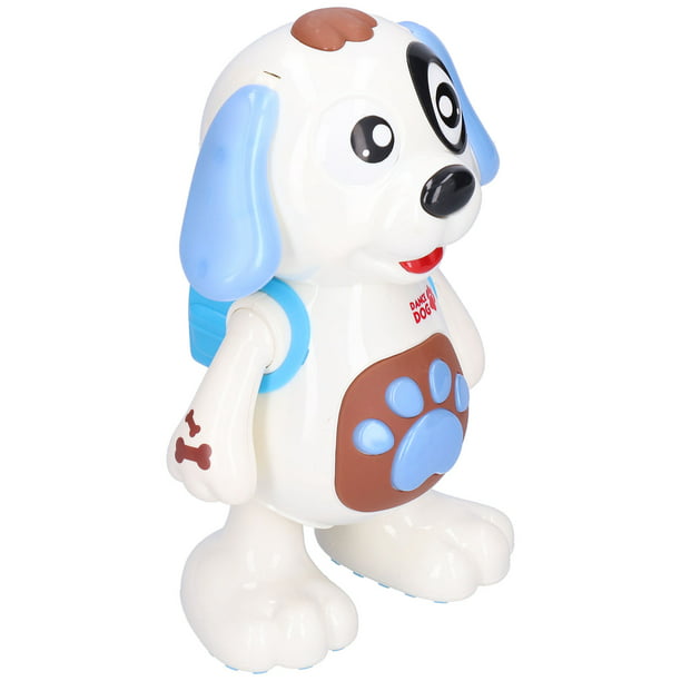 Zerodis Perro eléctrico que canta, bailarín, juguete interactivo  de plástico para cachorros con luz fría, perro robot realista puede cantar,  caminar, ladrar, mojar (azul) : Juguetes y Juegos