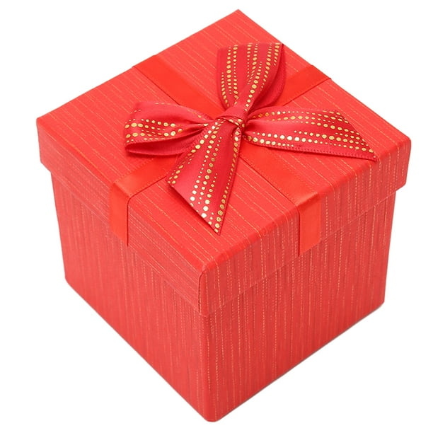 SHIPKEY Paquete de 3 cajas de regalo de cubo con tapas, juego de caja de  regalo de lujo, 6 x 6 x 7 pulgadas, varios tamaños, perfectas para bodas