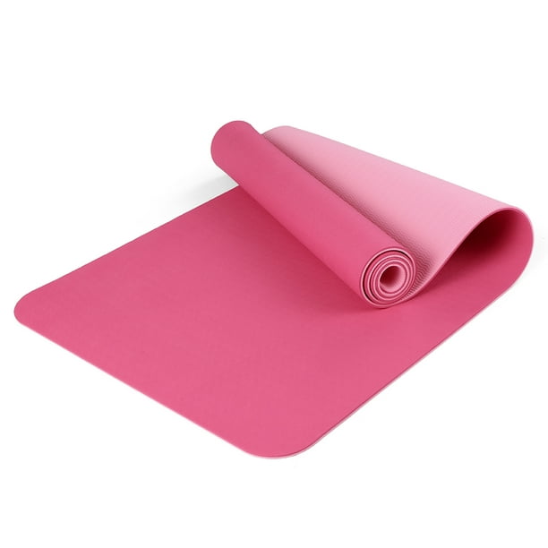  flminternational Esterilla de yoga Pilates, manta antideslizante  para deportes de viaje, fitness, funda de ejercicio, color rosa : Deportes  y Actividades al Aire Libre