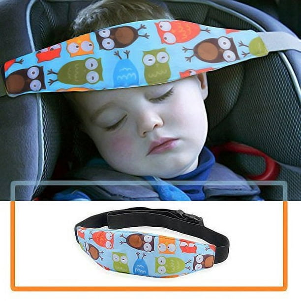 Soporte para la cabeza del bebé para asiento de coche - Soporte para la  cabeza del asiento de coche para niños pequeños - Reposacabezas con banda  para la cabeza, asiento de coche