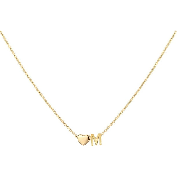 Collar de nombre personalizado, chapado en oro de 18 quilates, collar  personalizado con nombre para mujeres y niñas