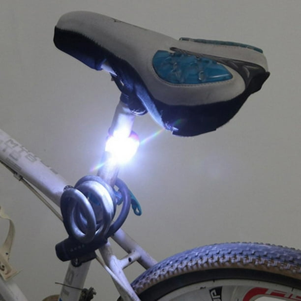 Encendedor potente LED con clip de 2 piezas, forma de cabeza de rana,  carcasa de silicona para bicicleta, 3 modelos de configuración para  bicicleta Baoblaze Luz trasera de bicicleta
