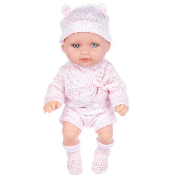 Reborn Baby Doll Vinilo Niño con grandes ojos Realista Bebé