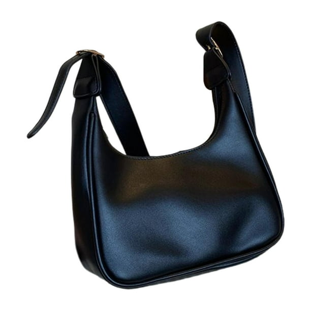 Bolso de tela informal para mujer, bolsos de hombro grandes para mujer,  bolso grande con cremallera, bolso de mano para negro Sunnimix Bolso de  mujer