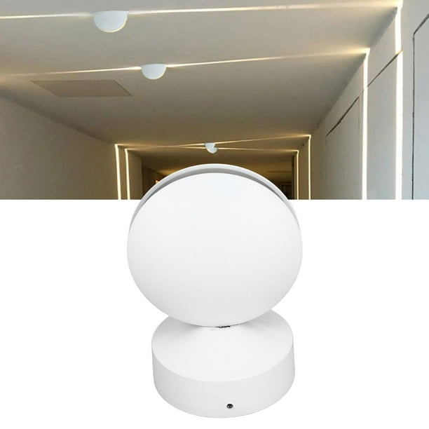 Luz LED para alféizar de ventana, lámpara de pared RGB, luz de rayos de  pasillo de 360 grados, aplique de pared de 10 W, marco de puerta remoto