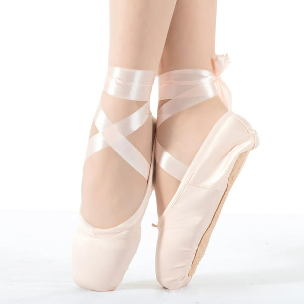 Zapatillas de ballet para niñas, zapatillas de baile de Ballet