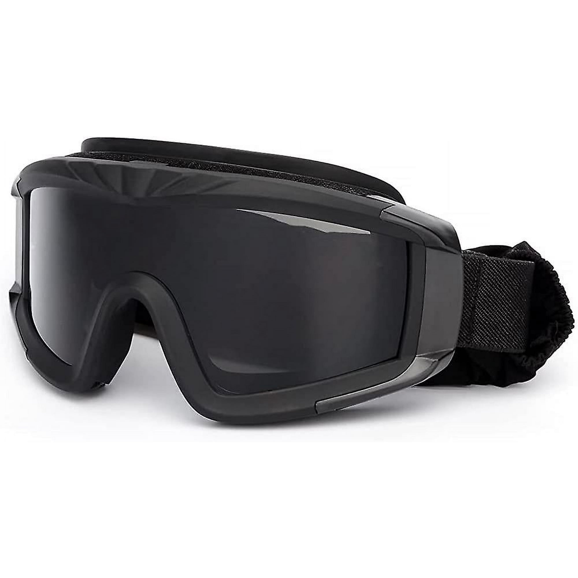 Gafas Airsoft, Gafas Tácticas Militares Airsoft para Deportes Al Aire Libre  con 3 Lentes Intercambiables, Gafas de Tiro con Protección UV, Negras JM