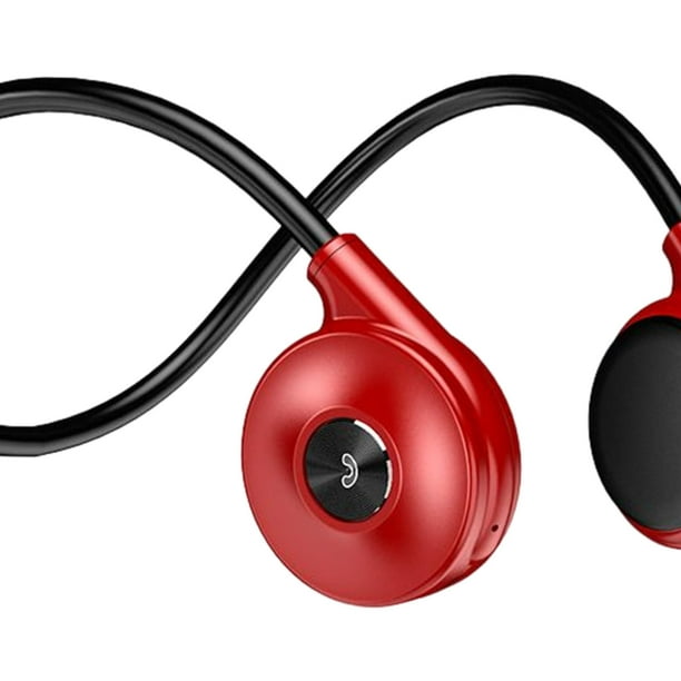 Audífonos Inalámbricos Bluetooth Deportivos V5.3 Negros Rojo