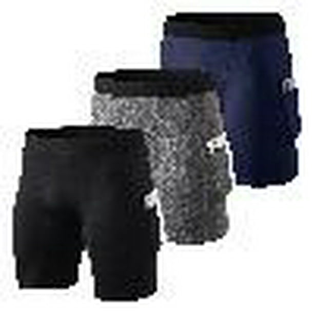 Hombres 3 piezas Pantalones cortos de compresión Bolsillo Deportes de secado rápido Me MABOTO Shorts de compresión | Walmart en línea