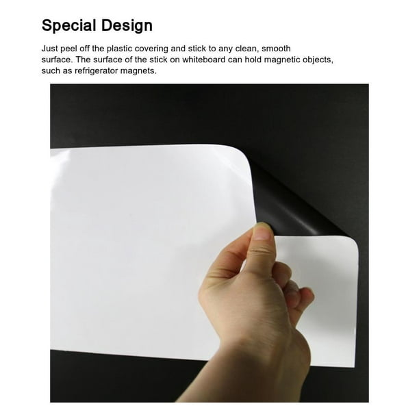 Pizarra blanca suave A4, pegatina para mensaje de nevera magnética, tablero  de dibujo y escritura