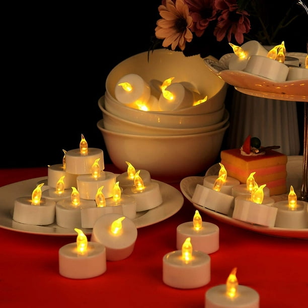 Velas aromáticas en forma de fresa, paquete de 4 velas decorativas