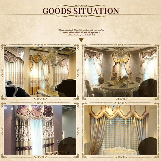 40 Uds. Anillos , cortinas de costura, cortinas, persianas, accesorios de  decoración Oro Zulema Anillos de cortina