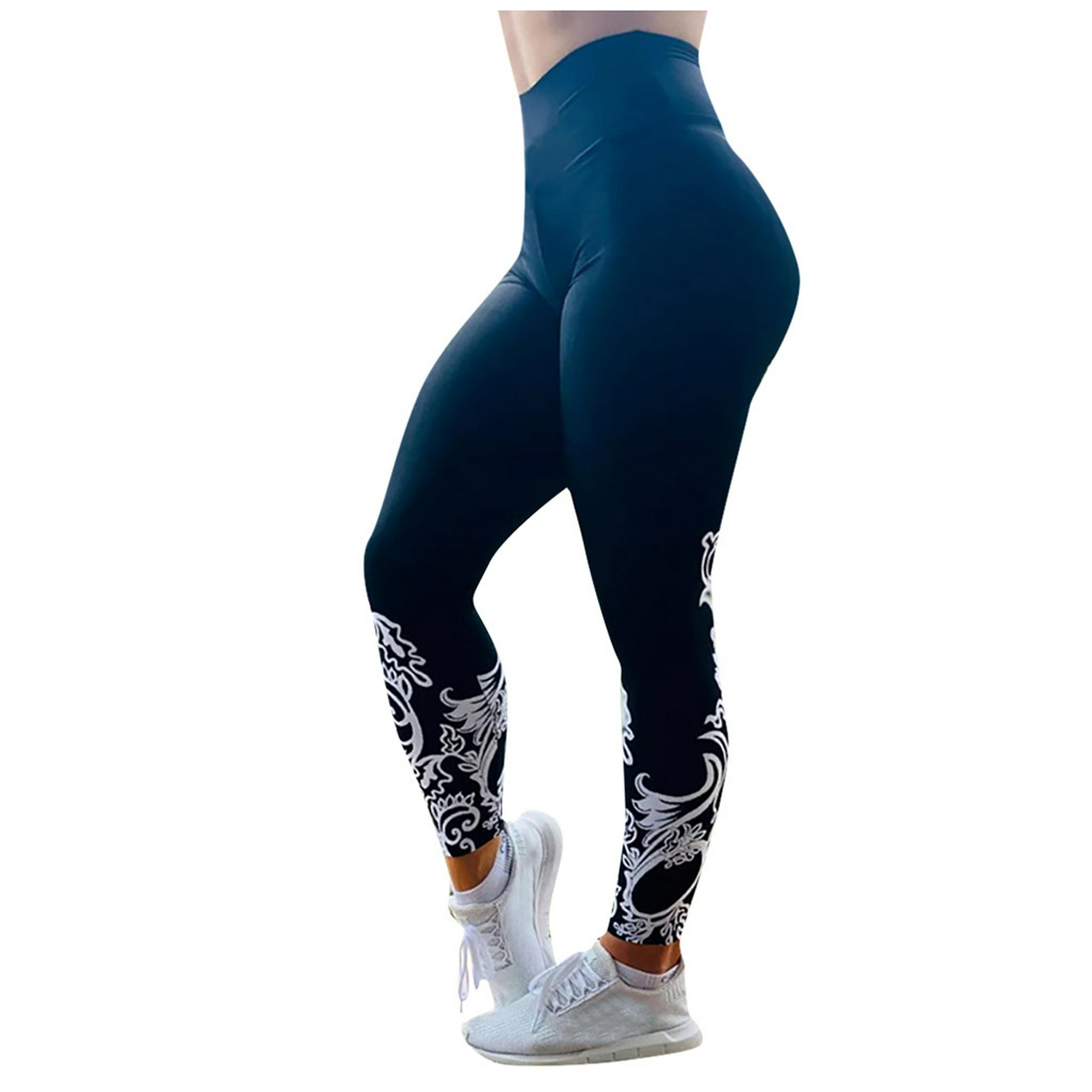 Gibobby Pantalon yoga mujer Calzoncillos elásticos de cintura alta