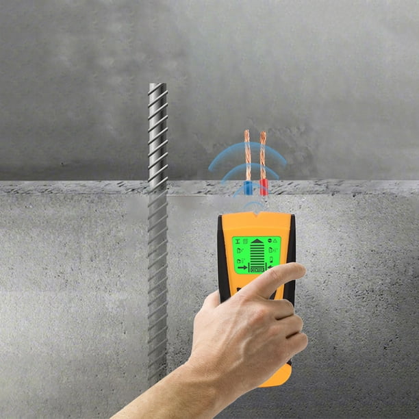 Detector de pared Detector de metales 3 en 1 Detección de cables de metal  Detector de cables en vivo Abanopi Detector de pared