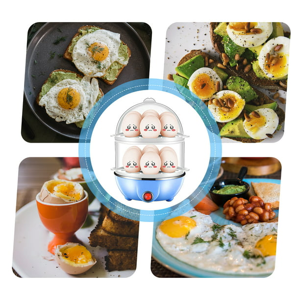 Hervidor de huevos Cocedor de huevos duros Capacidad de 4 huevos Diseño  compacto Material ABS Forma de huevo Función de microondas Hervidor de  huevos : : Hogar y cocina