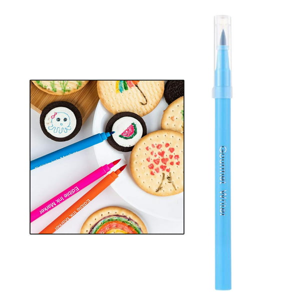 Rotuladores comestibles para decoración de pasteles, herramientas de  postre, bolígrafo de pintura para colorear alimentos, suministros de barra  de cocina, ampliamente utilizado - AliExpress