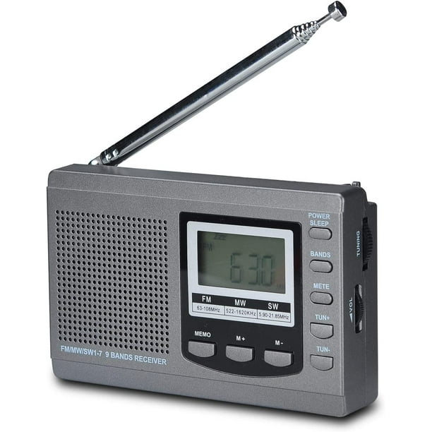 Radio Reloj Despertador 4382, con Radio Am/Fm y Entrada Auxiliar