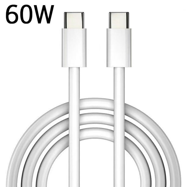 Cable USB tipo C QC 3,0, carga rápida para Samsung, Huawei y Xiaomi, 60W,  2m