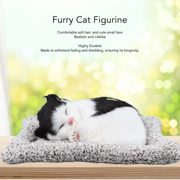 Muñeco de peluche de gato/perro durmiente de simulación Bcute con
